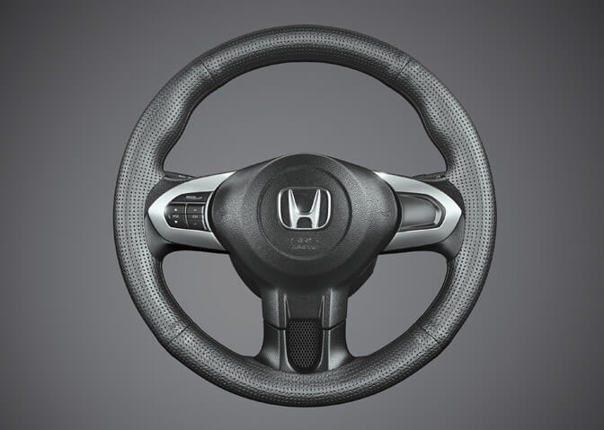 Steering Wheel Cover Perforated Black