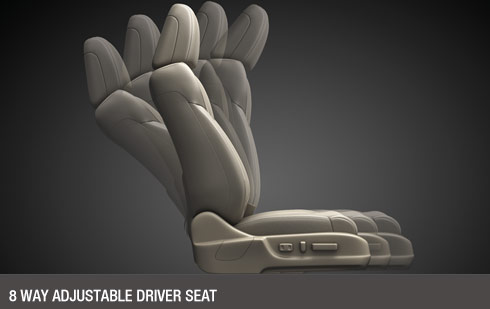 8 Way Adjustable Driver Seat
